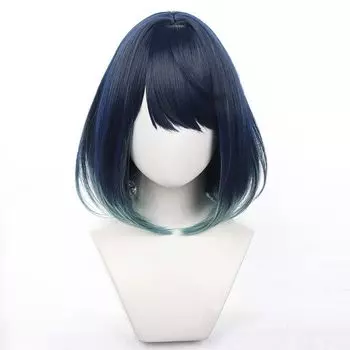 LVMEY Ошиноко Акане Курокава Косплей Акане Курокава Термостойкий поставляется с париком Comiket Cultural School Косплей Аксессуары Парик, Парик, Маскировка,