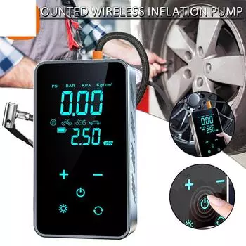 Lvye 150PSI Мини-воздушный насос Беспроводной воздушный компрессор Автомобильный велосипед Электрический накачиватель шин