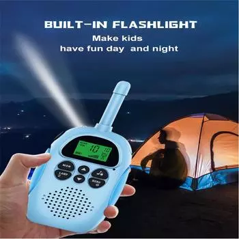 LWN 2 шт./компл. детская рация детский трансивер ручной ремешок с диапазоном 3 км мини-игрушка подарок на день рождения розовый/синий