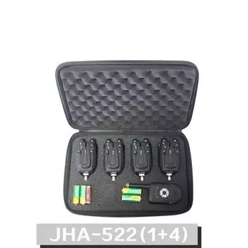 LWN 4+1 электрическая беспроводная сигнализация для рыбалки, предупреждающее рыболовное оборудование чёрный