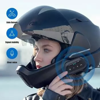 LX2 Bluetooth-гарнитура для мотоциклетного шлема, наушники с микрофоном для 2 гонщиков, Bluetooth-стереонаушники, громкая связь, мото-коммуникатор, динамик, гарнитура, байкерская гарнитура