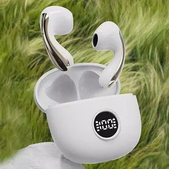 LX-04 Bluetooth 5.3 Гарнитура Креативный дизайн капельки Наушники-вкладыши со светодиодным дисплеем Зарядное устройство Беспроводные спортивные наушники