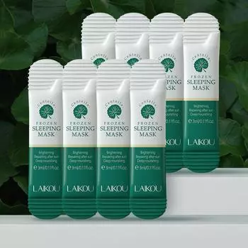 Lycopodium New Centella Asiatica Увлажняющая и увлажняющая несмываемая ночная маска Freeze Mask 3ml