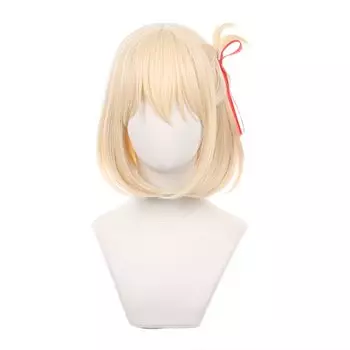 Lycoris Recoil Косплей Chizuka Nishikiki Парик Косплей Термостойкий Парик Маскировка Парик Косплей Культурный Фестиваль Фестиваль Школьный Фестиваль Хэллоуин