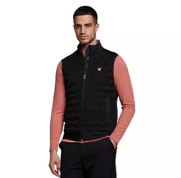 Lyle & Scott Check Quilt Back Fleece жилет M
