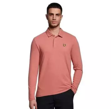 Lyle & Scott Concealed Button поло с длинными рукавами XL