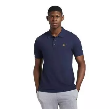 Lyle & Scott Plain поло с короткими рукавами XS
