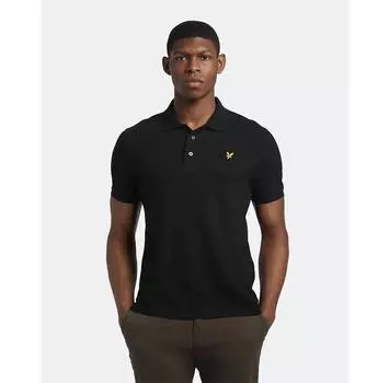 Lyle & Scott Plain поло с короткими рукавами XS