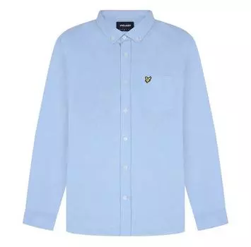 Lyle & Scott Regular Fit Lightweight Oxford рубашка с длинным рукавом XS