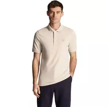 Lyle & Scott Tonal Eagle Plain поло с короткими рукавами L