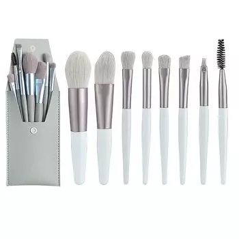 Lynlyulinger 8pcs Makeup Brush Makeup Brush PU Leather Makeup Pouch Storage Case Brush Makeup Makeup Makeup Staple 4 Stylish Set, Set, Included,
