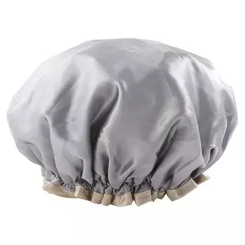 Lynlyulinger Двойной Душ Волосы Натуральный Для Волос Для Красивого Для Весны Шампунь Шапка Кант Один Размер Подходит Большинству Унисекс Кепка, Кепка, Шелк, Водонепроницаемый,
