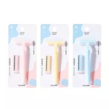 Lynlyulinger Салон Подмышки Голень Нежелательные Волосы Кожа Чувствительная 3 Цвета Сменные Лезвия 1 Шт. Женская Бритва, Бритва, Плюс, Женская Бритва, Бритье,