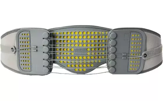 Lynx Genuine GOLF Cross Vises Golf Movable Pulley Pelvic Belt 2024 XL Size Gray x Yellow X-VISE X-VISE GOLF (104-116cm)