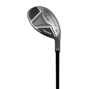 Lynx Lynx PARALLAX Hybrid iron sold separately 4 Hybrid-X (carbon shaft) No. (R flex, 19, degrees) серебряный