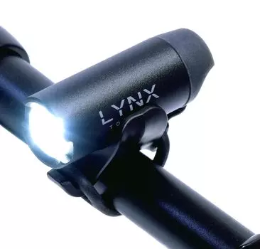 LYNX TOURING перезаряжаемый светодиодный фонарь высокой мощности для шоссейного велосипеда, 150 люмен, совместимый с USB, водонепроницаемый, автоматическое затемнение, 4 уровня переключения