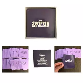 Lyrics Challenge Card Game, Настольная игра, Товары для вечеринок, Многопользовательская игра