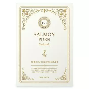Lysand Salmon PDRN Collagen Creation Regeneration Mask Pack 30 мл, 1 упаковка, 10 упаковок