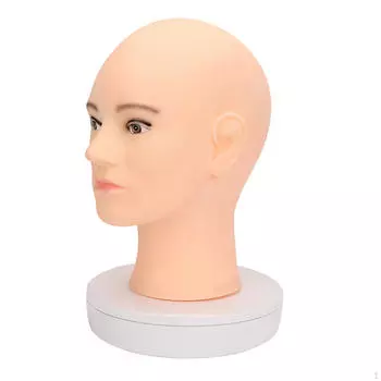 Лысая демонстрационная голова для париков и шиньонов многоцелевого назначения style A