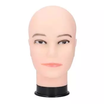 Лысая голова манекена модель ПВХ универсальный парик шляпа дисплей мужской голова манекена для салона красоты школа With makeup