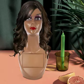Лысая голова манекена, подставка для парика, легкая, гладкая, профессиональная косметологическая модель для показа париков для лица для