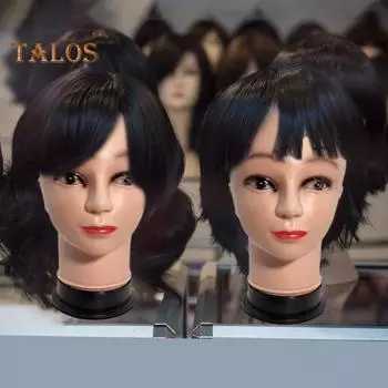 Лысая женская голова манекена, профессиональная косметологическая форма для изготовления париков, демонстрационная форма для париков, солнцезащитные очки, шляпы, салон, сделай сам, живопись, простая в использовании подставка для дисплея абрикосовый