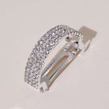 Lystrfac Fashion Girls Metal Rhinestone Hair Clips For Women Hair Barrettes Ponytail Clip Women s Hair Accessories Hairpin