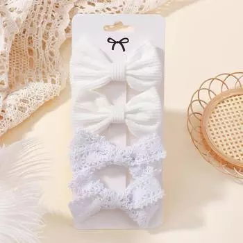 Lystrfac Милый Длинный Ленточный Бант Узел Повязка для Волос Скранчи Для Женщин Девочек Бант для Волос Эластичная Повязка на Голову Женские Аксессуары для Волос