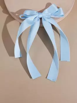 Lystrfac Модный Тканевый Ленточный Бант для Волос Заколка для Женщин Девочек Зажимы для Волос Черный Белый Бант Верхний Зажим Женские Аксессуары для Волос