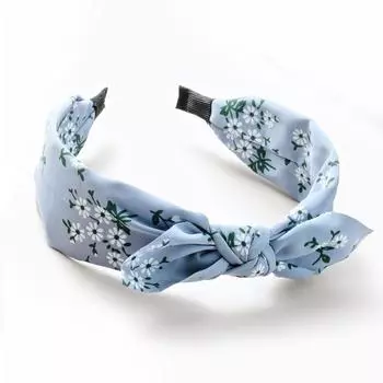 Lystrfac Новая Мода Тканевый Бант Повязка на Голову для Женщин Девочек Заячьи Ушки Ободок для Волос Цветок Обруч для Волос Безель Женские Аксессуары для Волос