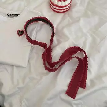 Lystrfac Новая весенняя фея кружевная повязка на голову для женщин женская дикая милая длинная лента повязка на голову для девочек украшения для волос аксессуары