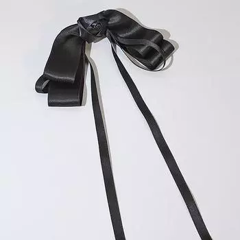 Lystrfac Ретро Черный Цветок Камелии Лента Заколка для Волос Задняя Часть Головы Верхние Зажимы Женщины Девушки Женские Аксессуары для Волос