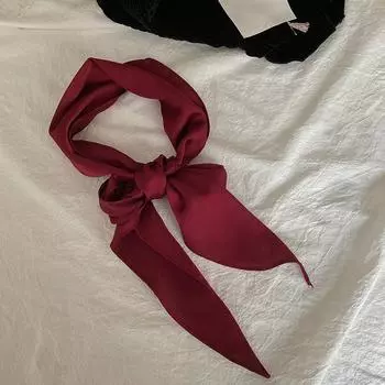 Lystrfac шелковистый бант для волос длинный шарф для волос для женщин девочек повязка на голову бант стример женский головной убор аксессуары для волос