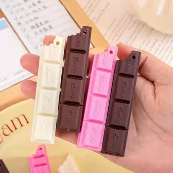 Lytwtw s Cute Kawaii Funny Sweet Lovely Cookie Chocolate Office School Supplies Creative Roller Ballpoint Pen Новинка 1 шт. A синий
