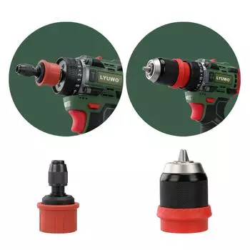 LYUWO Бесщеточный драйвер Многофункциональная литиевая электрическая дрель с высоким крутящим моментом Зарядная ручная дрель Отвертка Инструмент Двойного назначения Зажим EU