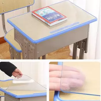Lyyxjsltd стол прозрачный стол ПВХ винил прозрачный стол компьютерный стол с защитой от царапин и пятен применимый для учебы студенческий кофе игральные карты толщина