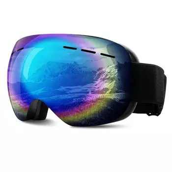 Лыжи сноуборд снег широкое поле сферических видов спорта УФ совместимый с легким весом и скалолазанием для мужчин и женщин или спортивные очки для лыж линзы VLT