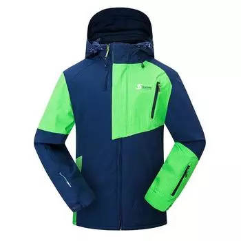 Лыжная куртка для мужчин, лыжные куртки для сноуборда, мужские зимние спортивные толстые теплые ветрозащитные водонепроницаемые лыжные куртки, лыжное снаряжение S