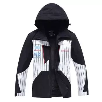 Лыжная куртка для женщин и мужчин, водонепроницаемая, ветрозащитная, утепленная, зимняя, для горных видов спорта на открытом воздухе, с капюшоном, теплая, для катания на лыжах, сноубордическая куртка с карманами XS