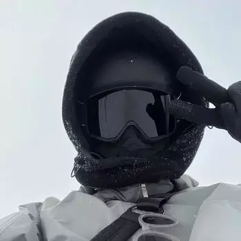 Лыжная маска Зимние противотуманные очки Противотуманные снежные очки Очки для сноуборда Очки для катания на лыжах по бездорожью синий