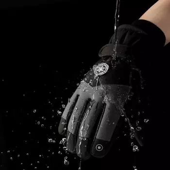 Лыжные перчатки Зимние перчатки для женщин и мужчин Варежки для сноуборда Перчатки для сенсорных экранов Перчатки для снегоходов Водонепроницаемые термоперчатки для снега