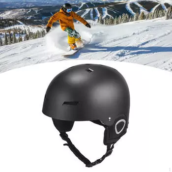 Лыжный шлем для скейтборда, удобный для взрослых, съемный, для сноуборда, снега White L