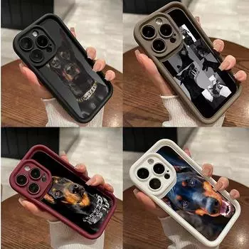 LZ14 Dog Doberman Animal Art силиконовый чехол для телефона Xiaomi 11 Lite 5G 14T Redmi 14C 13C A3 Note 12 11 9 10 13 Pro Plus противоударный задний чехол Xiaomi 11 Lite/11 Lite 5G