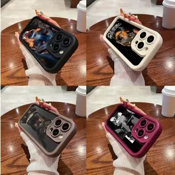 LZ14 Собака Доберман Животное Искусство Силиконовый чехол для телефона Samsung A15 A35 S24 S23 Ultra S22 S21 Plus S20 FE A05 A54 A55 A53 A14 M15 Противоударный задний чехол Samsung A03