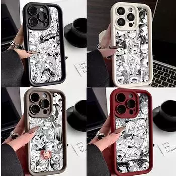 LZ1 аниме девушка мультфильм Япония милые слюнявые лица силиконовый чехол для телефона для Infinix Smart 9 Tecno Camon 20 Pro Moto G22 OnePlus Google противоударный задний чехол Infinix Hot 30