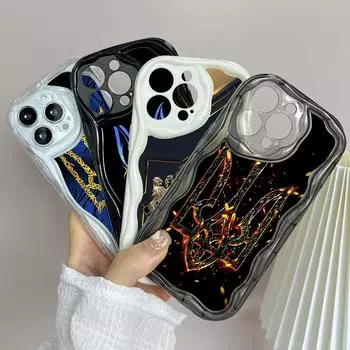 LZ26 Государственный герб и флаг, прозрачные мягкие волнистые чехлы для телефонов для iPhone 15 13 Pro Max 12 mini 14 8 Plus XS Max XR 6, защитная задняя крышка for iPhone 6/6s