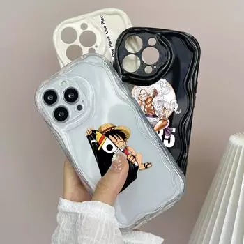 LZ28 цельный Luffy Gear 5, прозрачные мягкие волнистые чехлы для телефонов для Xiaomi 11 Lite Redmi Note 13 12 8 Pro 9 12C A3 Infinix Smart 8 Tecno, защитная задняя крышка Xiaomi Poco M2
