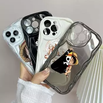 LZ28 цельный Luffy Gear 5, прозрачные мягкие волнистые чехлы для телефонов для iPhone 15 13 Pro Max 12 mini 14 8 Plus XS Max XR 6, защитная задняя крышка for iPhone 6/6s
