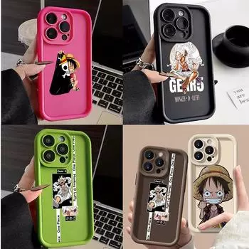 LZ28 One Piece Luffy Gear 5 силиконовый чехол для телефона iPhone 11 13 14 15 16 Pro Max 7 8 16 Plus 12 mini XS Max XR противоударный чехол на заднюю панель for iPhone 5/5s