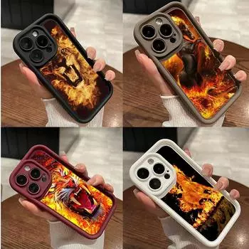 LZ2 Bath fire rebirth тигр и лошадь силиконовый чехол для телефона Xiaomi 11 Lite 5G 14T Redmi 14C 13C A3 Note 12 11 9 10 13 Pro Plus противоударный задний чехол Xiaomi 11 Lite/11 Lite 5G